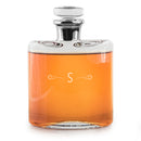 Premium Monogrammed Platinum Necked Whiskey Decanter