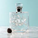 Premium Monogrammed Platinum Necked Whiskey Decanter