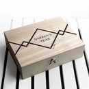Gentlemen's Teas Personalised Wooden Tea Box