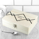 Gentlemen's Teas Personalised Wooden Tea Box