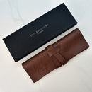 Modern Ladies Vintage Personalised Leather Watch in Black