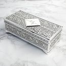 Personalised Silver Trinket Jewellery Box
