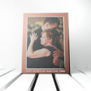 Personalised Medium Rose Gold Metal Photo Frame