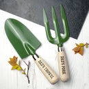 Personalised Trowel and Fork Set