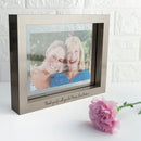 Personalised Metallic Grey Photo Frame