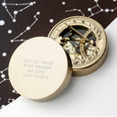 Adventurer's Brass Sundial and Compass