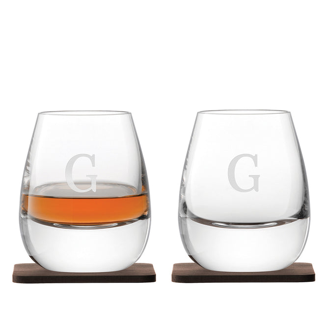 LSA Personalised Whiskey Tumbler Set