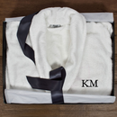 Luxury Personalised Cotton Bath Robe (Adult)