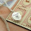 Ornate Personalised Oval Locket