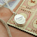 Ornate Personalised Oval Locket