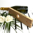 Personalised Welsh Ash Wooden Champagne Holder