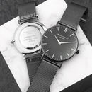 Personalised Men's Metallic Charcoal Grey Watch With Black Face