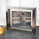 Personalised Metallic Grey Photo Frame