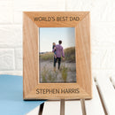 Wordsworth Collection Personalised Oak Photo Frame