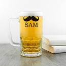 Personalised Moustache Beer Tankard