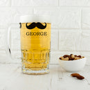 Personalised Moustache Beer Tankard