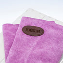 Pink Leather Gardening Gloves