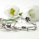 Fine Silver Forget Me Knot Personalised Bracelet