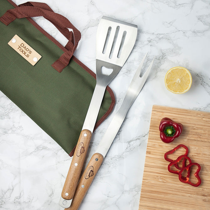 Personalised BBQ Tools Set