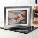 Personalised Metallic Grey Photo Frame